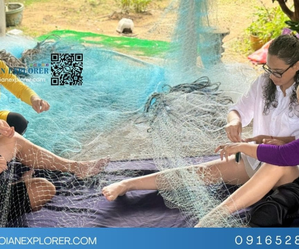 Tra Nhieu Fishing Village Eco Tour From Hoi An | Net Weaving Experience